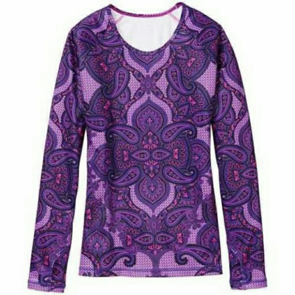 **SALE** ATHLETA Sierra Nevada fleece lined top